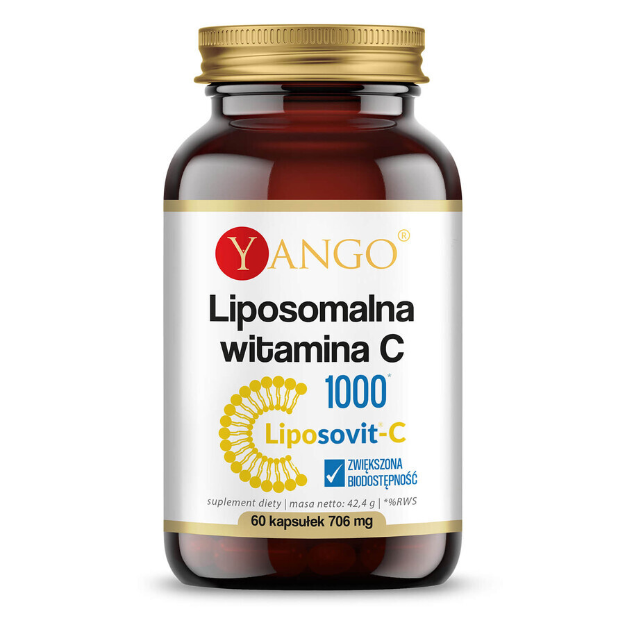 Yango vitamina C liposomal, 60 cápsulas