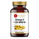 Yango Omega 3 + D3 4000 IU, 60 Kapseln