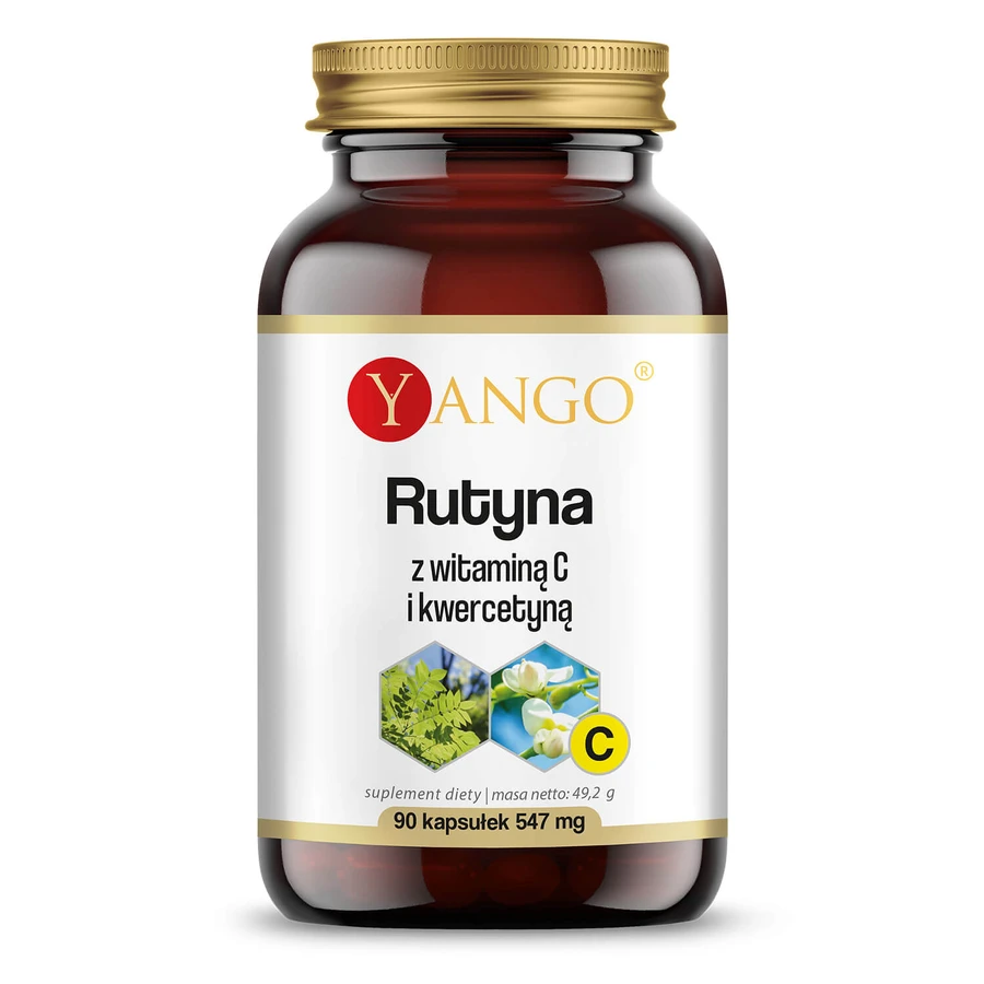 Yango Rutin mit Vitamin C und Quercetin, 90 Kapseln