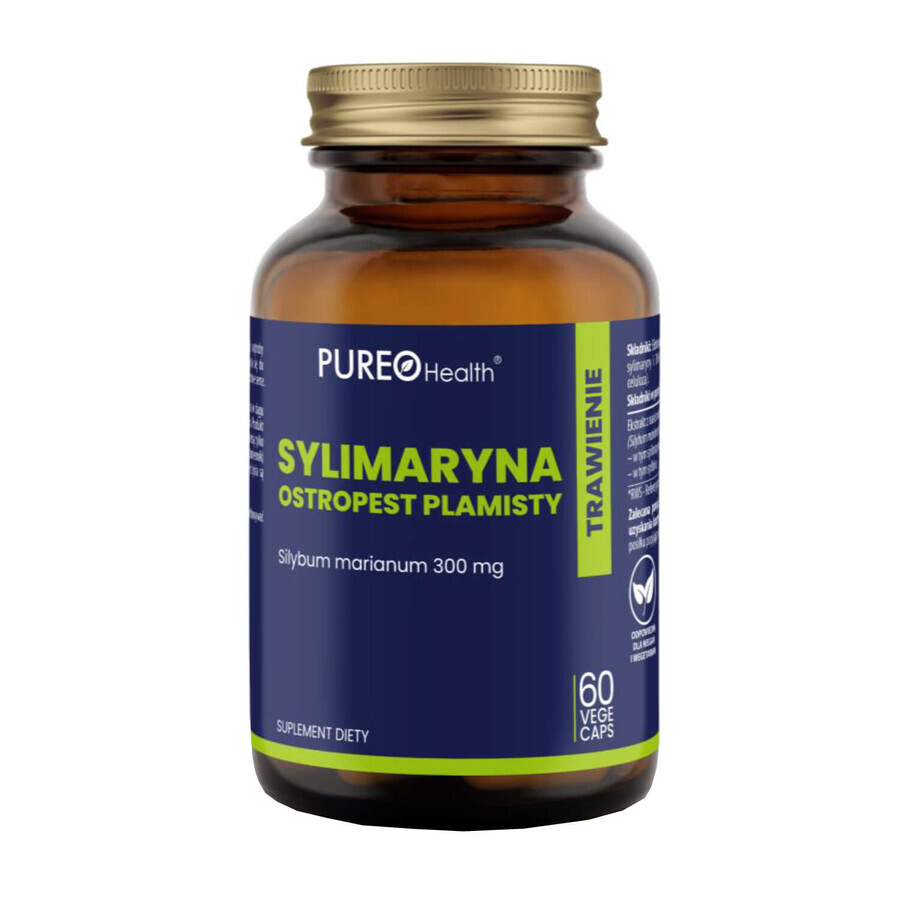 Pureo Health Silymarin Plasma Thistle, 60 vegetable capsules