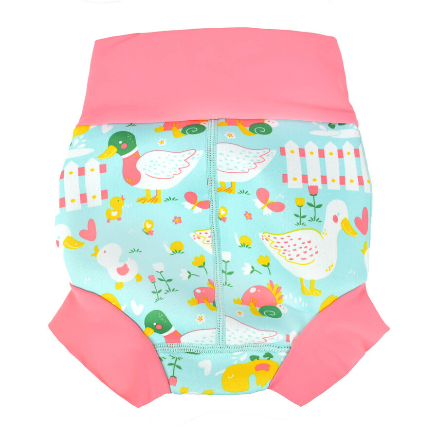 Splash About, Happy Nappy, Swim Diaper, Ducklings, 2-3 Years, Size XXL, 1pc