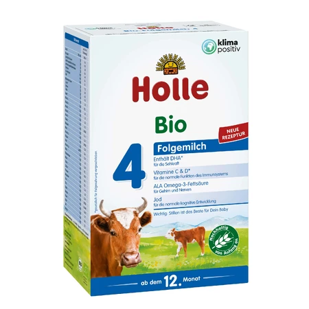 Holle Bio 4, Lapte de continuare, de la 12 luni, 600 g