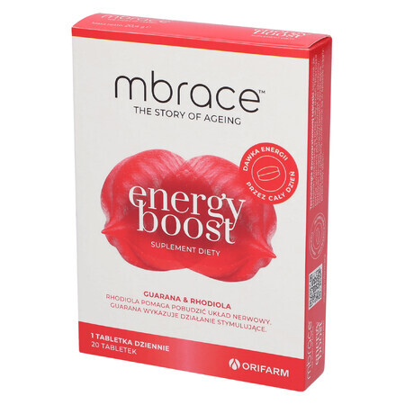 Mbrace Energy Boost, 20 Tabletten