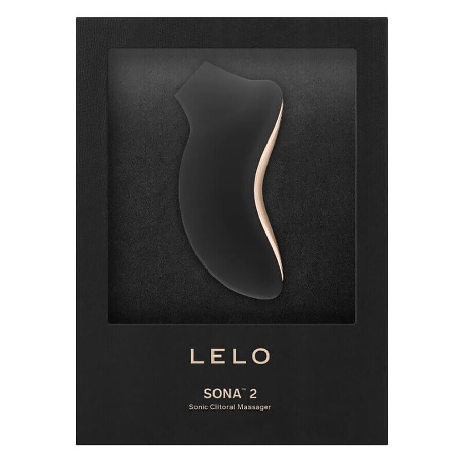 Lelo Sona 2 Black, clitoris massage, sonic, black