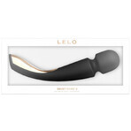 Lelo Smart Wand 2 Medium Black, masajeador de cuerpo completo, mediano, negro