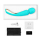 Lelo Smart Wand 2 Medium Ocean Blue, Ganzk&#246;rpermassageger&#228;t, mittel, blau