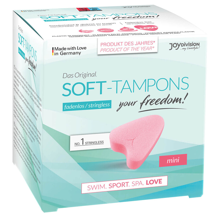 JoyDivision, Soft-Tampons, schlauchlose Tampons, 3 Stück