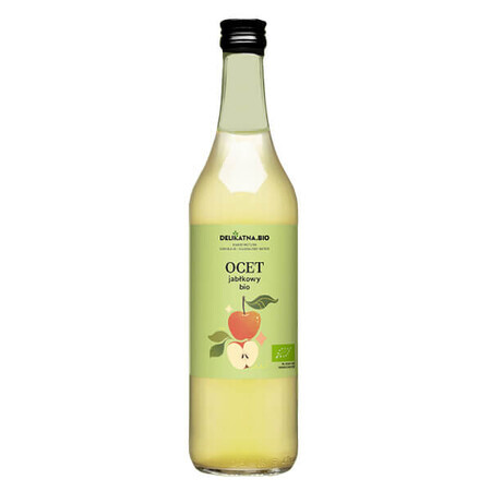 Delikatna.bio Vinagre de sidra de manzana orgánico, 500 ml