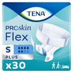 Tena Flex ProSkin, scutece, mărimea S, 61-87 cm, Plus, 30 buc