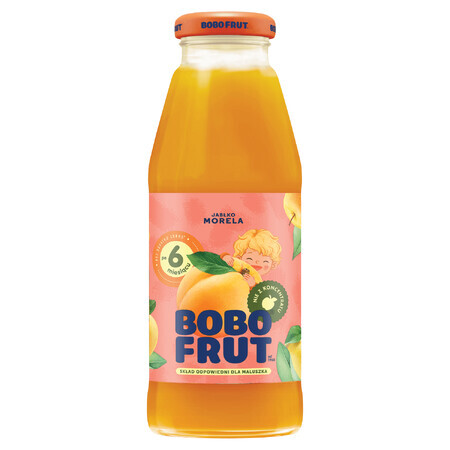 Bobo Frut Nectar de fruits, pomme, abricot, après 6 mois, 300 ml