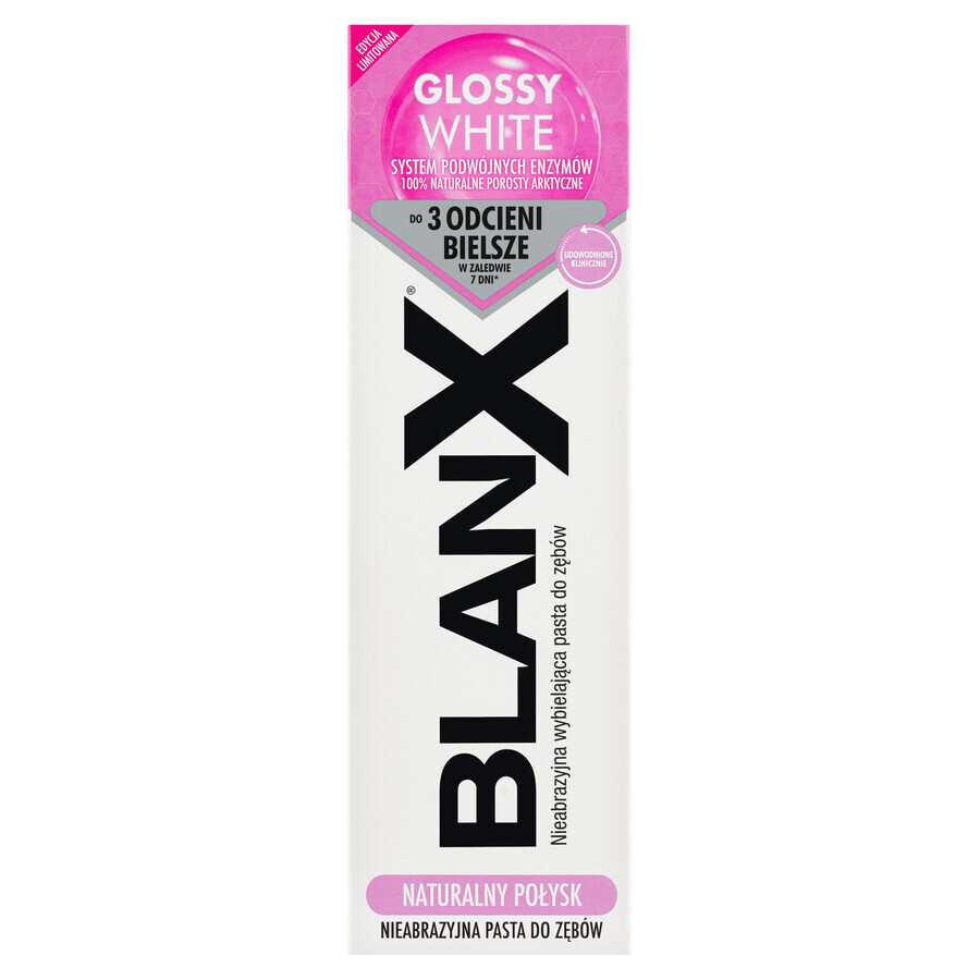 BlanX Glossy White, dentifrice blanchissant, 75 ml