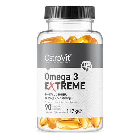 OstroVit Omega 3 Extreme, 90 Kapseln