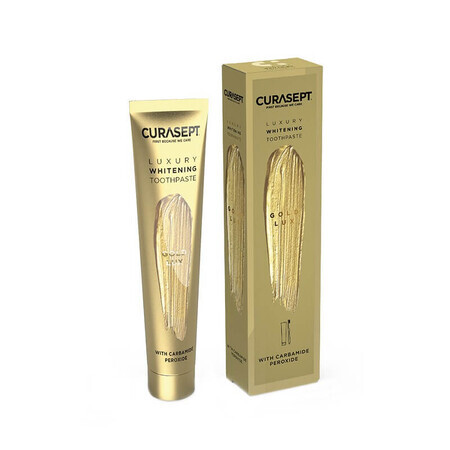 Zahnpasta Luxury Whitening Gold, 75 ml, Curasept