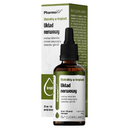 PharmoVit Extracts in drops Nervous system, 30 ml