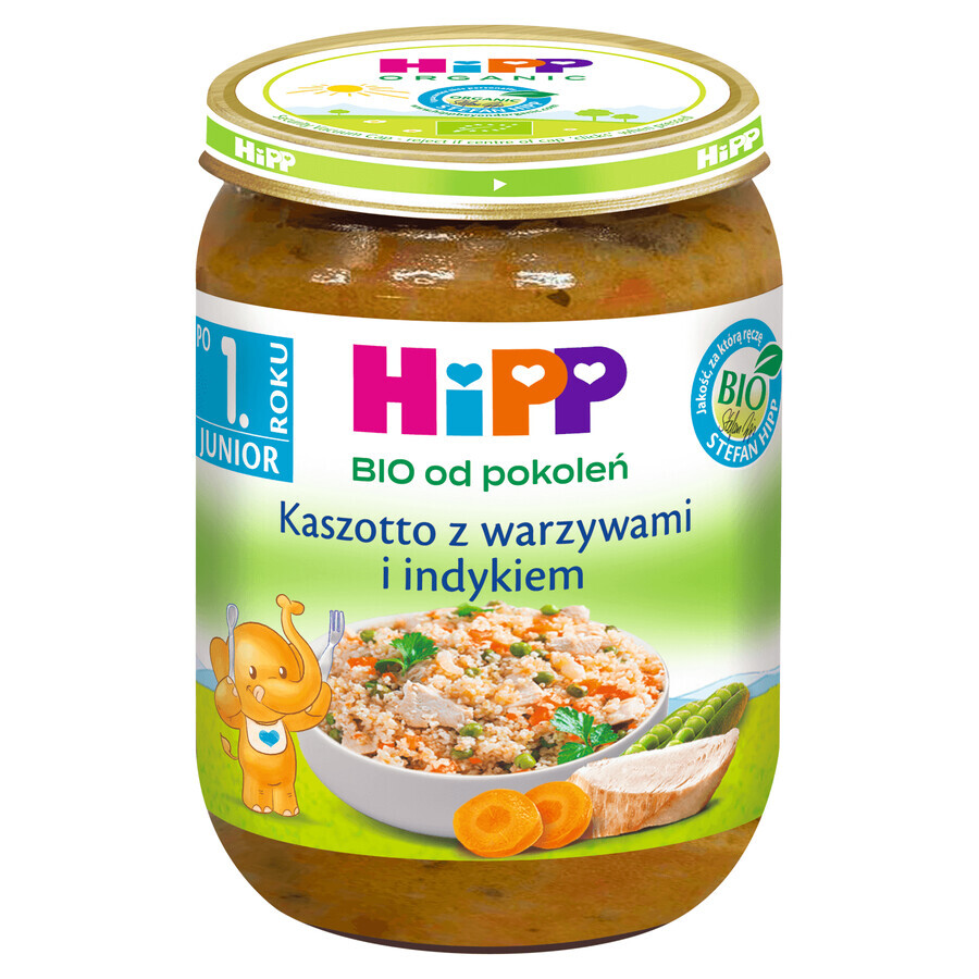 HiPP Bio, papilla con verduras y pavo, después de 12 meses, 250g