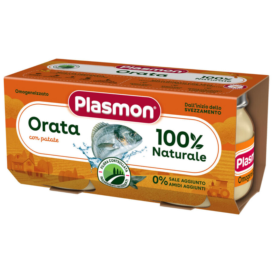 Plasmon Lunch Kabeljau mit Kartoffeln, nach 6 Monaten, 2 x 80 g