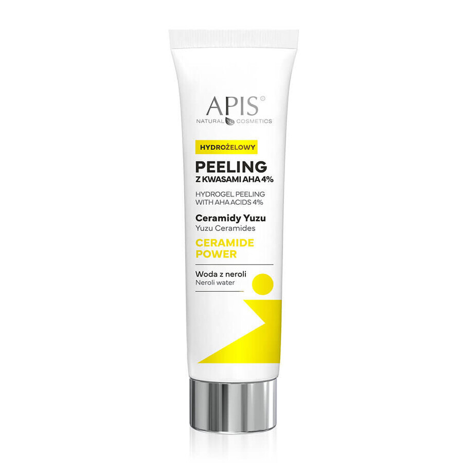 Apis Ceramide Power, peeling hidrogel con ácidos AHA 4%, 100 ml