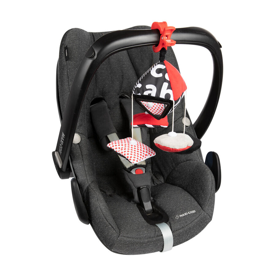 Canpol Babies, contrasterende reiscarrousel voor kinderwagen en buggy, sensorisch speelgoed, vanaf de geboorte, 1 stuk