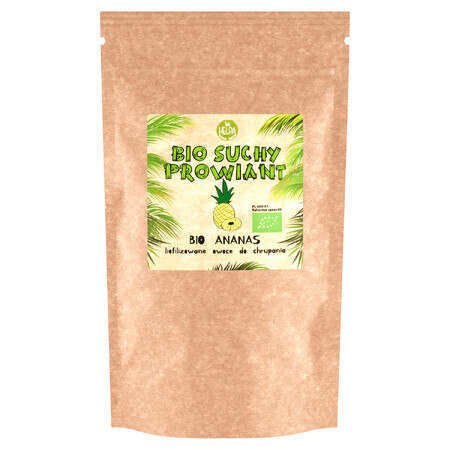 Helpa Bio Dry Powder, gefriergetrocknete Früchte zum Knabbern, Ananas, 20 g