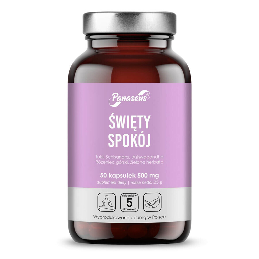 Panaseus Sacred Serenity, 50 capsules