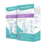 Set Babystart FertilSafe Plus, feuchtigkeitsspendendes Intimgel für Paare mit Kinderwunsch, 75 ml + Gel-Applikatoren, 2 x 5 ml + Applikator, 2 Stück