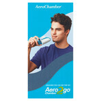 AeroChamber2Go, chambre d'inhalation avec valve pour adultes, 1 pièce