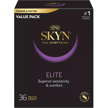 Unimil Skyn Elite, Nicht-Latex-Kondome, ultra-dünn, 36 Stück