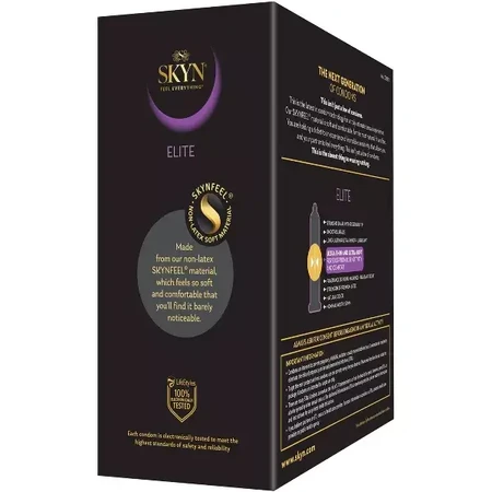 Unimil Skyn Elite, Nicht-Latex-Kondome, ultra-dünn, 36 Stück