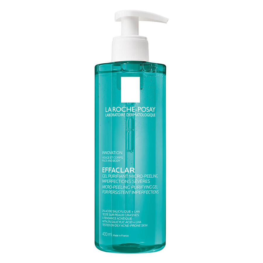 La Roche-Posay Effeclar, Mikro-Peeling-Gel, 400 ml