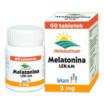 Melatonină LEK-AM 3 mg, 60 comprimate