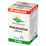 Melatonină LEK-AM 5 mg, 30 comprimate