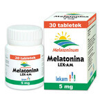 Melatonină LEK-AM 5 mg, 30 comprimate