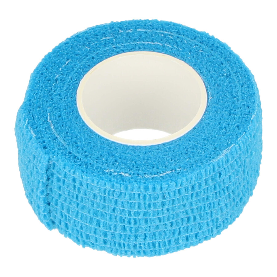 Dr Beck, Cohesief verband Non-Woven, non-woven, Lichtblauw, 2,5 cm x 4,5 m