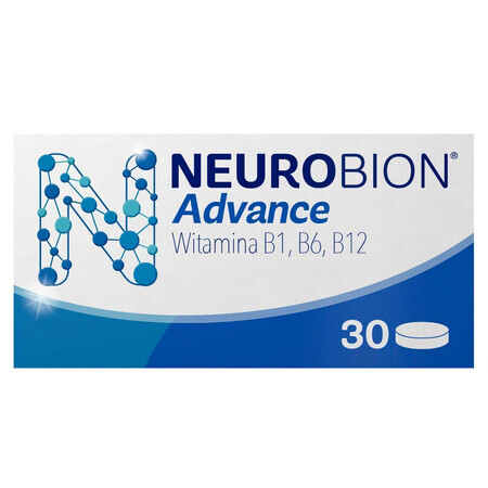 Neurobion Advance 100 mg + 50 mg + 1 mg, 30 Filmtabletten