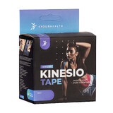 4yourhealth Kinesio Tape, Kinesiologieband, rosa, 5 cm x 5 m