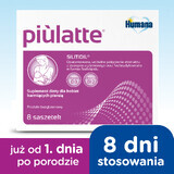 Humana Piulatte, pentru femeile care alăptează, 5 g x 8 pliculețe