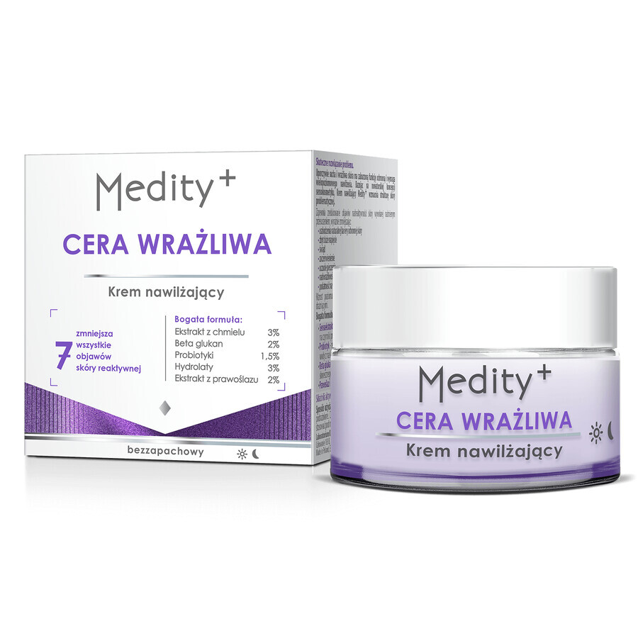 Ava Medity+ Sensitive Skin, feuchtigkeitsspendende Creme, 50 ml