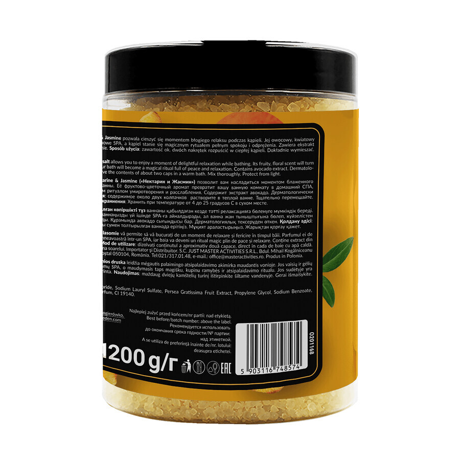 On Line, sparkling bath salt, Nectarine &amp; Jasmine, 1200 g