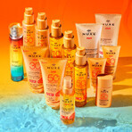 Nuxe Sun, lotion bronzante visage et corps, spray, SPF 50, 150 ml + gel douche après-soleil, 100 ml gratuit