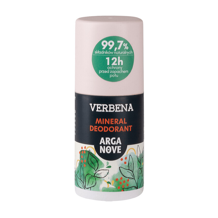 Arganove, Mineral-Alaun-Deodorant, Eisenkraut, Roll-on, 50 ml