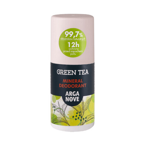 Arganove, Mineral-Alaun-Deodorant, grüner Tee, Roll-on, 50 ml