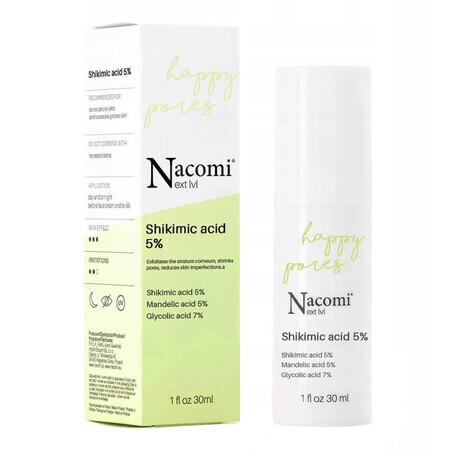 Nacomi Next Level, acide shikimique 5%, 30 ml