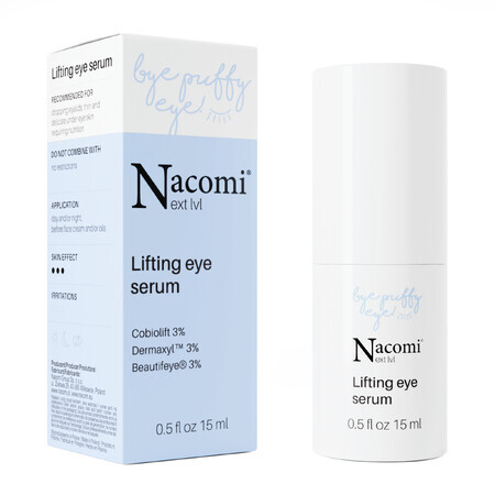 Nacomi Next Level, straffendes Augenserum, 15 ml