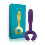 Rianne S Duo Deep Purple, masaj vibrator pentru cupluri, violet