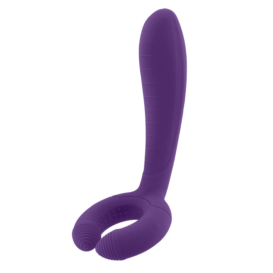 Rianne S Duo Deep Purple, masaj vibrator pentru cupluri, violet