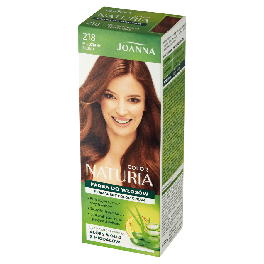 Joanna Naturia Color, Haarfärbemittel, 218 kupferblond