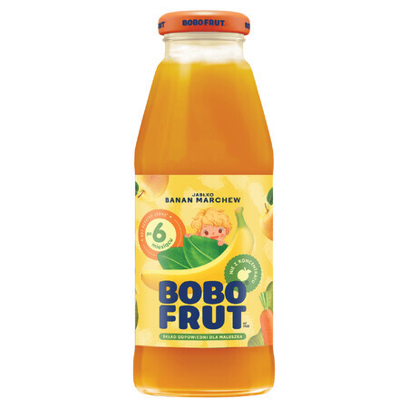 Bobo Frut Nettare di frutta e verdura, mela, banana, carota, dopo 6 mesi, 300 ml