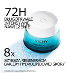 Vichy Mineral 89, light moisturizing and revitalizing cream, 72h, 50 ml