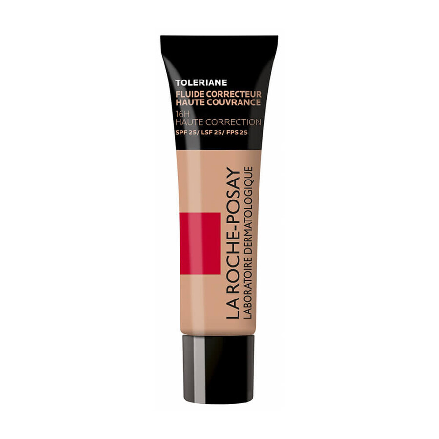 La Roche-Posay Toleriane, Intensief dekkende foundation, tint 12, SPF 25, 30 ml 