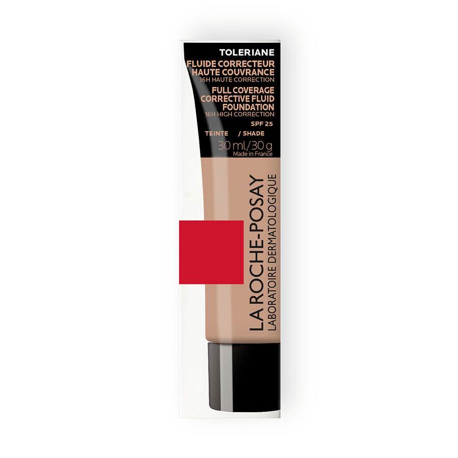 La Roche-Posay Toleriane, Intensief dekkende foundation, tint 12, SPF 25, 30 ml 